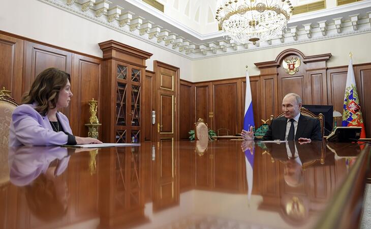 Владимир Путин встретился с новым председателем ВС РФ Ириной Подносовой
